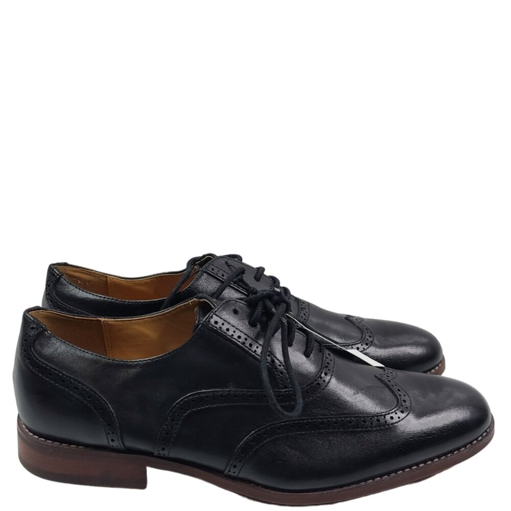 Goodfellow Men's Black Target Genuine Leather Lace Up Oxford Dress Shoes Size 11